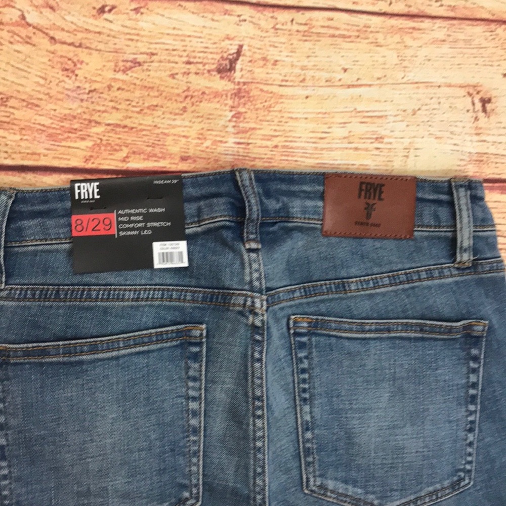 NWT FRYE skinny leg mid rise jeans - Picture 11 of 13